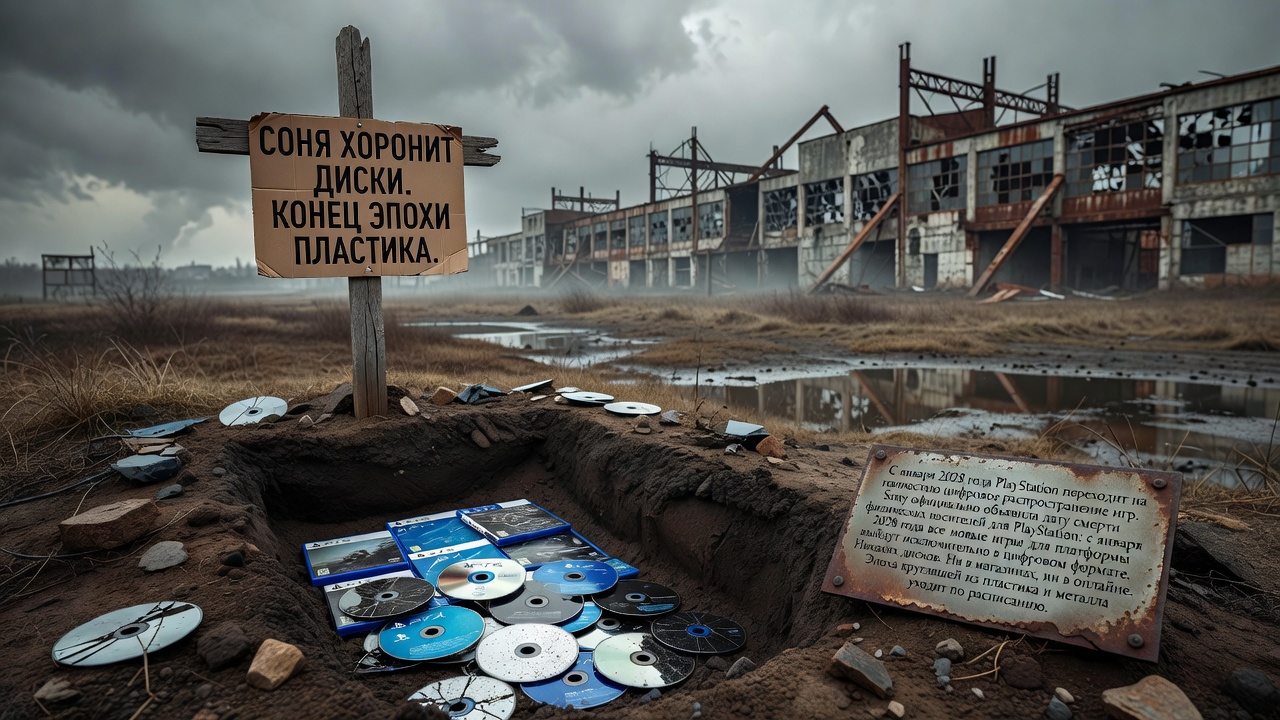 Sony хоронит диски. Конец эпохи пластика